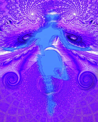 Royalty-Free and Rights-Managed Images - Purple Wingless Angel by Stephen Humphries