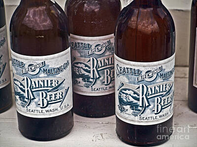 Beer Photos - Rainier beer AK528 by Howard Stapleton
