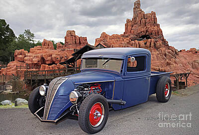 Swirling Patterns - Rat Rod and Thunder Mountain by Randy Harris