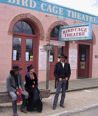 Childrens Solar System - Re-enactors Bird Cage Theater Rendezvous Of The Gunfighters Tombstone Arizona 2004 by David Lee Guss