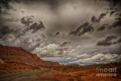 1920s Flapper Girl - Red Rock Fanatsy HDR by Mitch Johanson