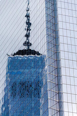 Featured Tapestry Designs - Reflection of Freedom Tower by SR Green