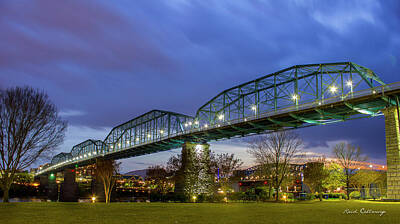 Everything Batman - River City Bridges Walnut Street Pedestrian Bridge Chattanooga TN by Reid Callaway