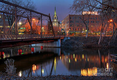 Wayne Moran Royalty-Free and Rights-Managed Images - Riverplace Minneapolis Little Europe by Wayne Moran