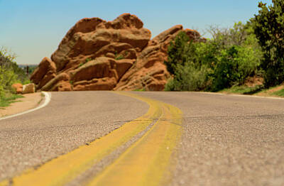 Space Photographs Of The Universe - Road at Garden of the Gods by Jake Tru