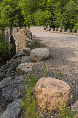 Katharine Hepburn - Road Stone Bridge 7 by John Brueske