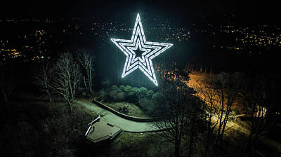 City Scenes Royalty-Free and Rights-Managed Images - Roanoke Star 3 by Star City SkyCams