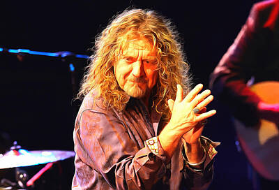 Rock And Roll Digital Art - Robert Plant by Galeria Trompiz