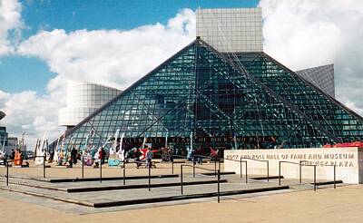 Rock And Roll Royalty-Free and Rights-Managed Images - Rock and Roll Hall of Fame by Ginger Repke
