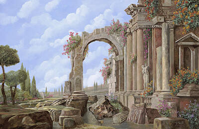 Royalty-Free and Rights-Managed Images - Roman ruins by Guido Borelli