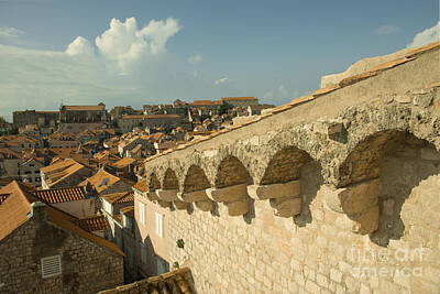 Christian Paintings Greg Olsen - Rooftops of Dubrovnik  by Rob Hawkins
