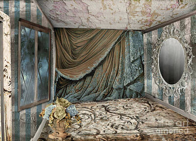 Surrealism Painting Royalty Free Images - Room of Dreaming Royalty-Free Image by Mindy Sommers