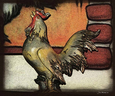 Everett Collection - Rooster by Joan  Minchak