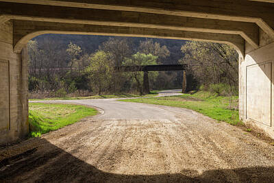 Everett Collection - RR Track Farmers Park 8 D Bridge by John Brueske