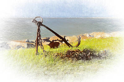 Animal Paintings David Stribbling - Rusty Anchor by Bill Barber