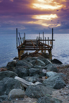 Nirvana - Rusty Dock At Sunset by Dogukan Benli