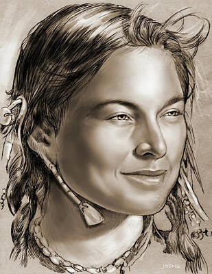 Royalty-Free and Rights-Managed Images - Sacagawea 2 by Greg Joens