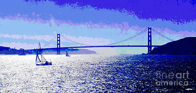 Anne Geddes - Sailing Golden Gate Bridge by Jerome Stumphauzer
