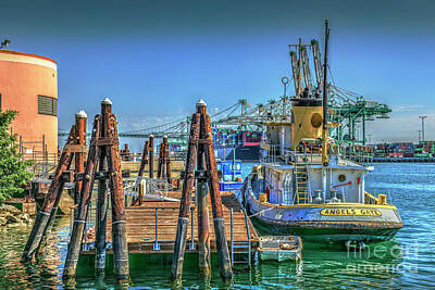 Legendary And Mythic Creatures Rights Managed Images - San Pedro Busy Port  Royalty-Free Image by David Zanzinger
