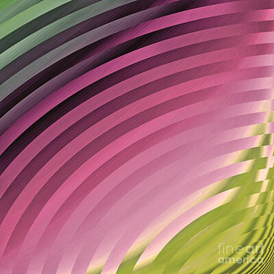 Royalty-Free and Rights-Managed Images - Satin Movements Pink II by Mindy Sommers