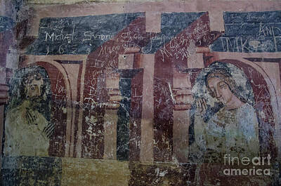 Music Baby - Saxon Medieval Frescoes, Transylvania by Perry Rodriguez