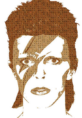 Rowing Royalty Free Images - Scrabble Aladdin Sane Royalty-Free Image by Gary Hogben