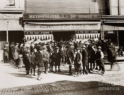Beer Photos - Scranton PA Metropolitan 5 to 50 Cent Store Early 1900s by Arthur Miller