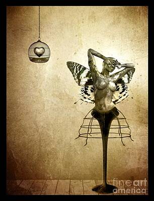 Surrealism - Scream of a Butterfly by Jacky Gerritsen