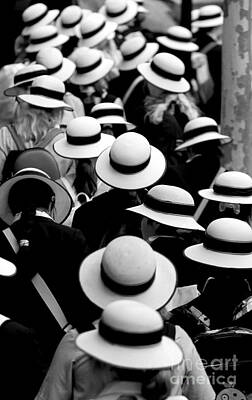 Damon Grey Nfl Football Teams Chalkboard - Sea of Hats by Sheila Smart Fine Art Photography