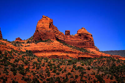 Mountain Photos - Sedona Rock Formations by David Patterson