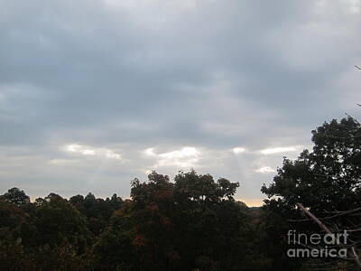 Mixed Media Royalty Free Images - Series of Clouds 1 Royalty-Free Image by Funmi Adeshina 