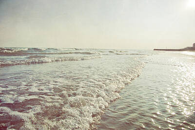Beach Photo Rights Managed Images - Setting Royalty-Free Image by Violet Gray