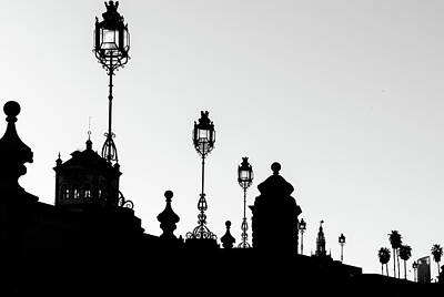 Mother And Child Animals - Seville in Silhouette by AM FineArtPrints