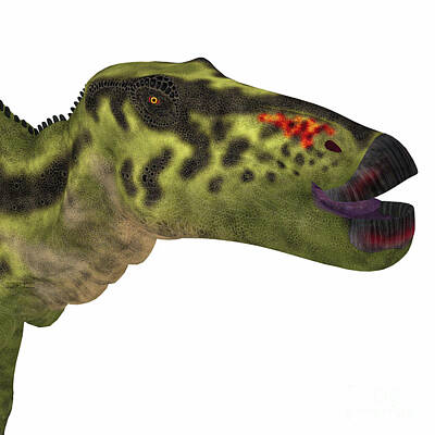 Bonneville Racing - Shantungosaurus Dinosaur Head by Corey Ford