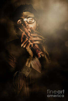 Comics Photos - Shock of terror on fright night  by Jorgo Photography