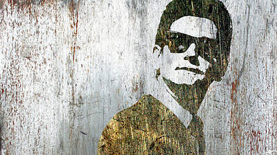 Rock And Roll Mixed Media - Silver Roy Orbison by Tony Rubino