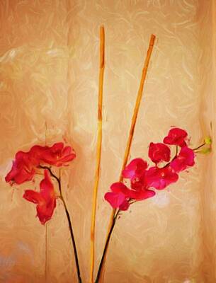 Florals Digital Art - Simple Floral Arrangement  by David Lane