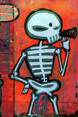 Pop Art - Skeleton Vag 2 by Pierre Leclerc Photography