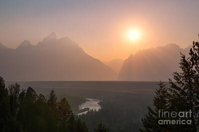 Reptiles Royalty Free Images - Snake River Sunset  Royalty-Free Image by Michael Ver Sprill