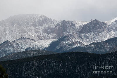 Steven Krull Royalty-Free and Rights-Managed Images - Snowstorm on Pikes Peak by Steven Krull