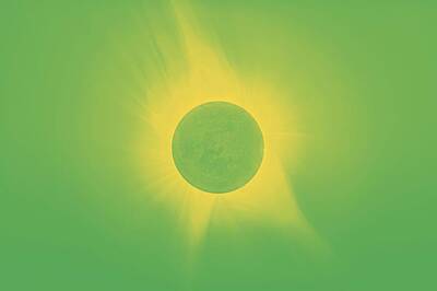 Studio Grafika Zodiac - Solar Eclipse in Totality 9 by Celestial Images