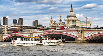 Landscapes Royalty-Free and Rights-Managed Images - South Bank London View by Mike Walker