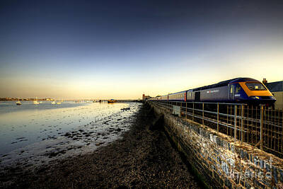 Transportation Rights Managed Images - Speeding Thro Starcross Royalty-Free Image by Rob Hawkins