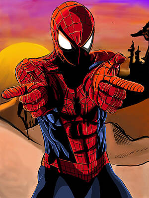 Comics Photos - Spider-Man Finger gun-sliger by Kendall Tabor