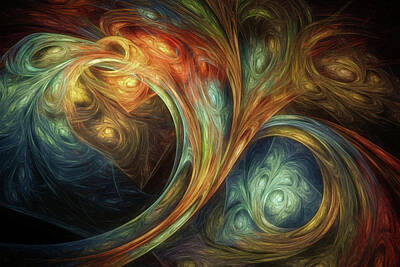 Digital Art - Spiralem Ramus by Scott Norris