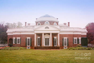 Politicians Photo Royalty Free Images - Spring at Monticello Royalty-Free Image by Hermes Fine Art