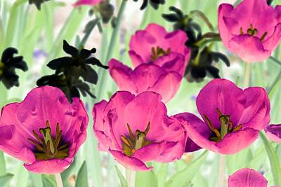Fairies Sara Burrier - Spring Tulips - PhotoPower 3077 by Pamela Critchlow