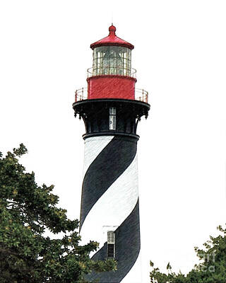 Vintage Ford - St. Augustine Lighthouse by Jennifer Capo