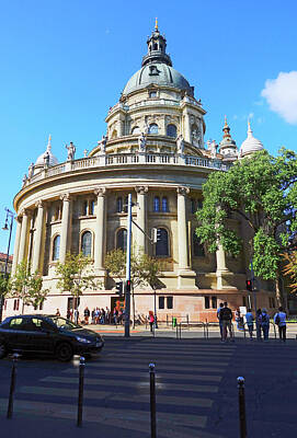 Mellow Yellow Rights Managed Images - St. Stephens Basilica In Budapest, Hungary Royalty-Free Image by Rick Rosenshein