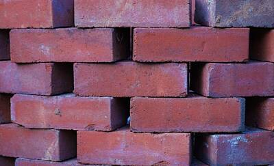 American Red Cross Posters - Stacked Brick by Brandon Corridon